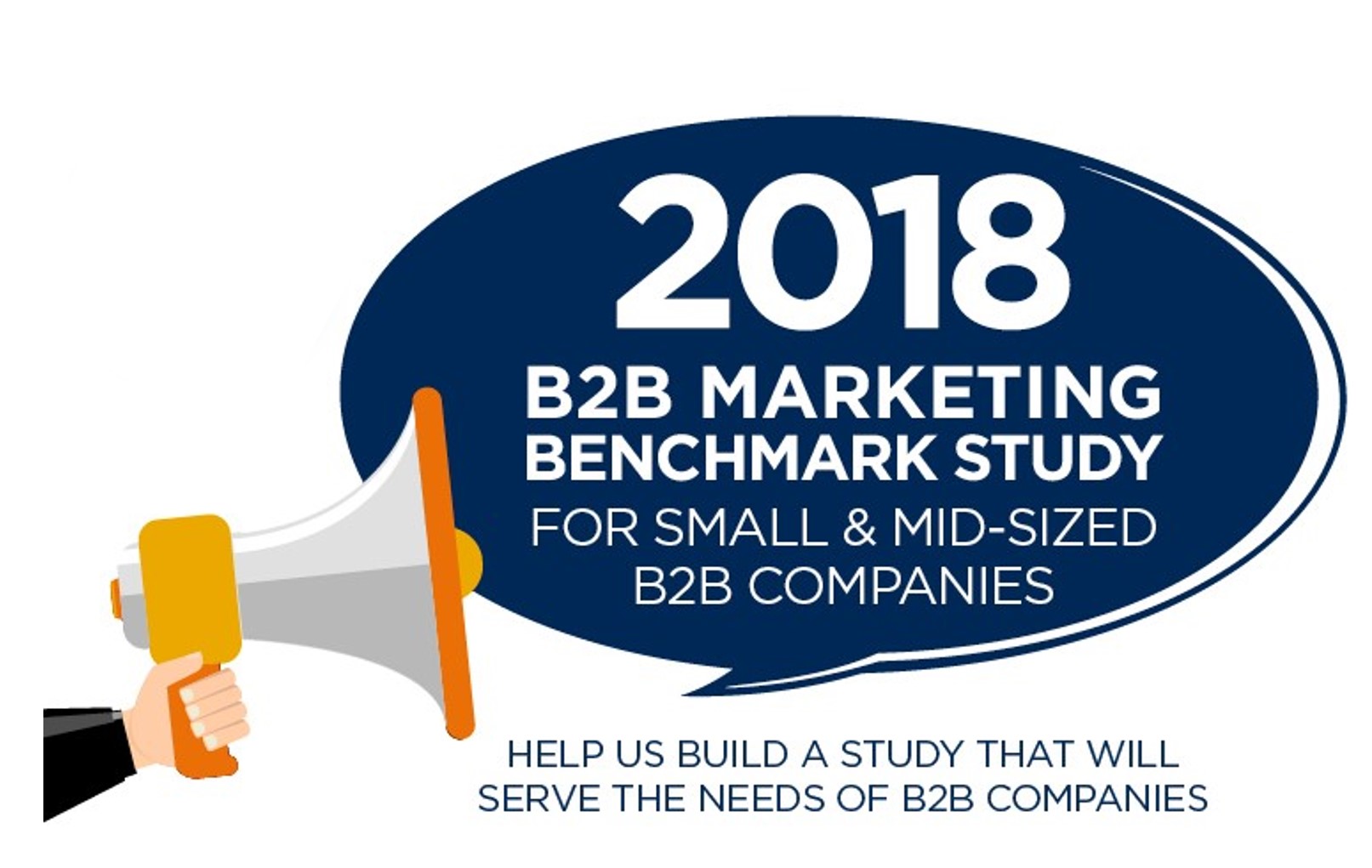 2018 B2B Marketing Benchmark Study Call for questions no learn more callout-1